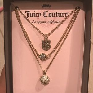 Juicy Couture Layered Gold Necklace